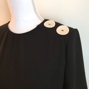 ZARA WOMAN Black Blouse, Size US MED